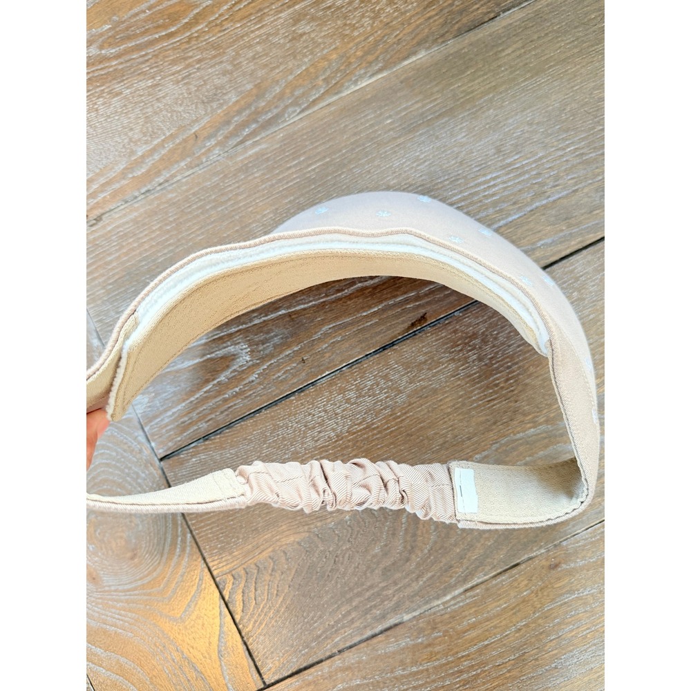 Lululemon Star Flower Embroidery Visor Women Sheer Oak White OS (A1) - Picture 3 of 5